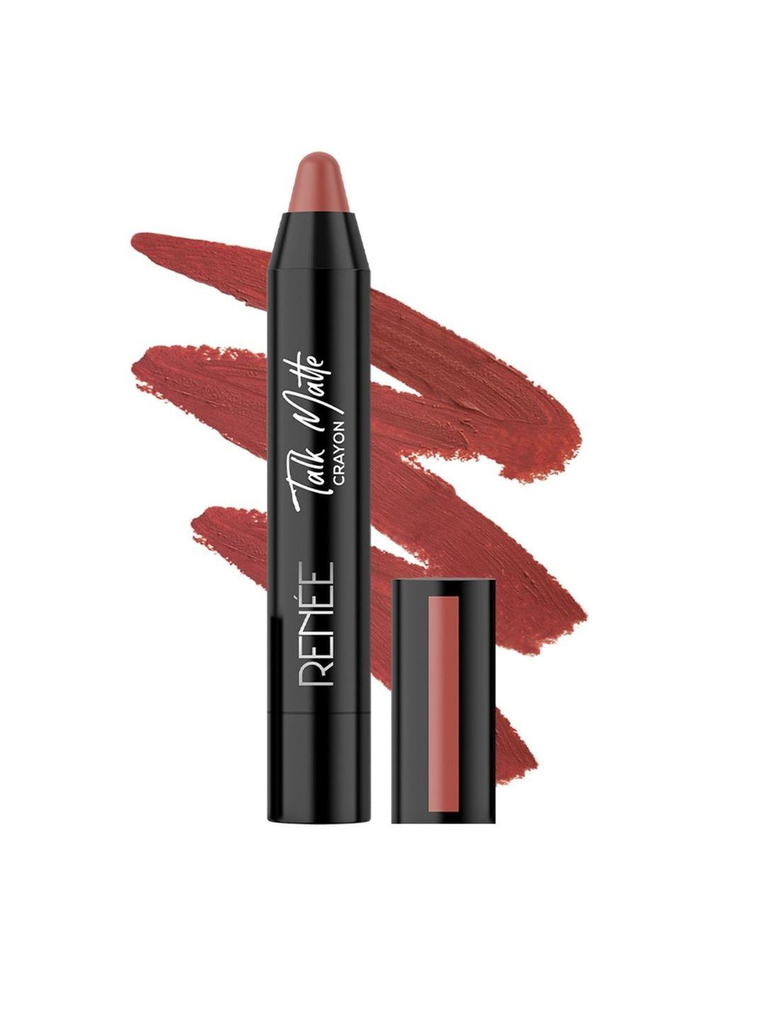 renee-talk-matte-crayon-lipstick---brick-blare-4.5g