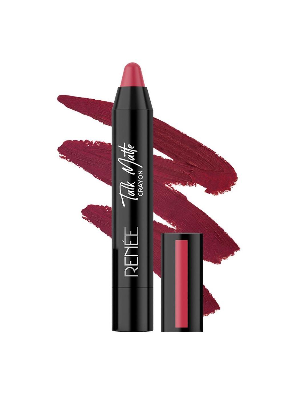renee-talk-matte-crayon-lipstick---pink-thunder-4.5g