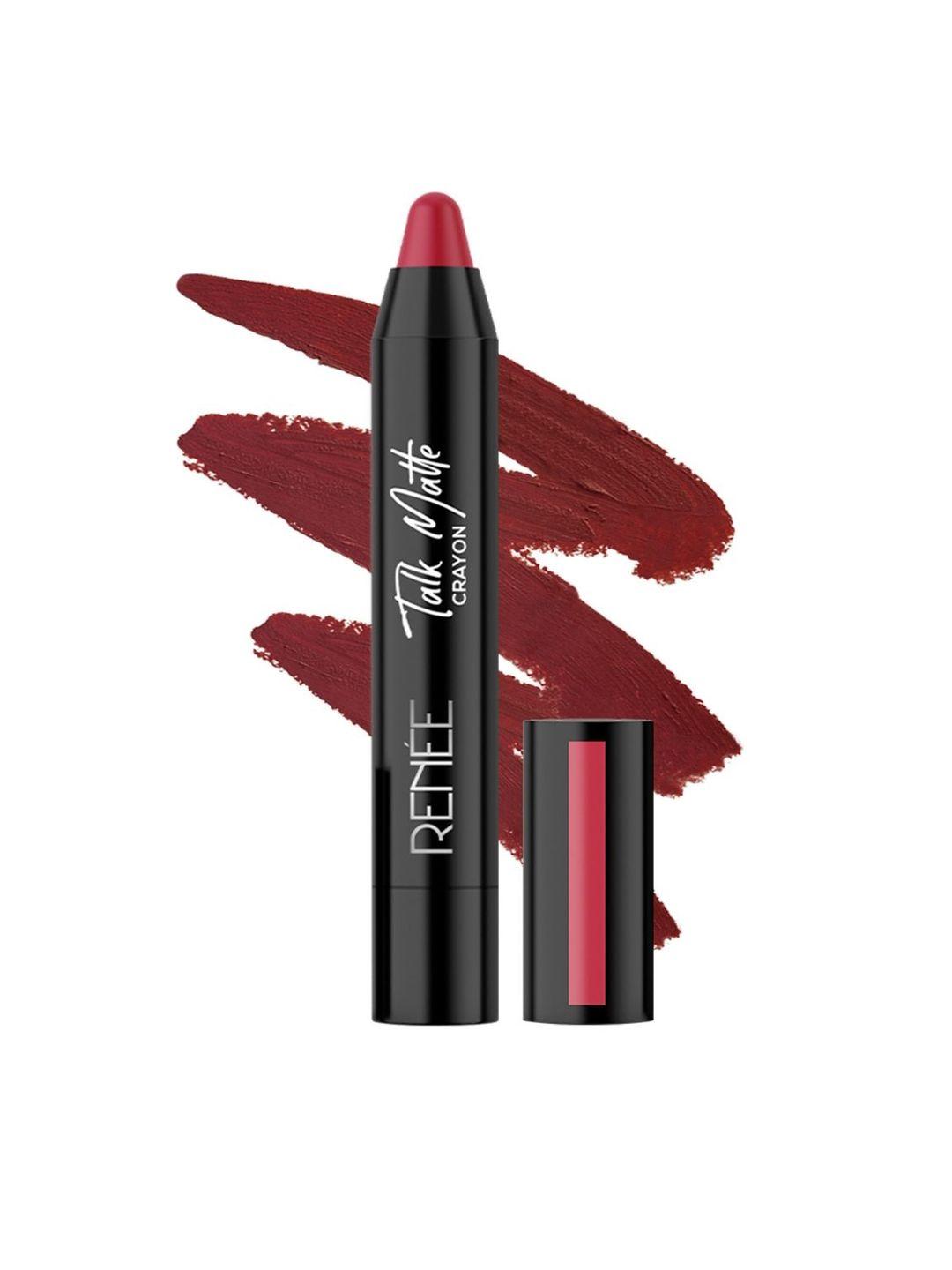 renee-talk-matte-crayon-lipstick---red-shot-4.5g