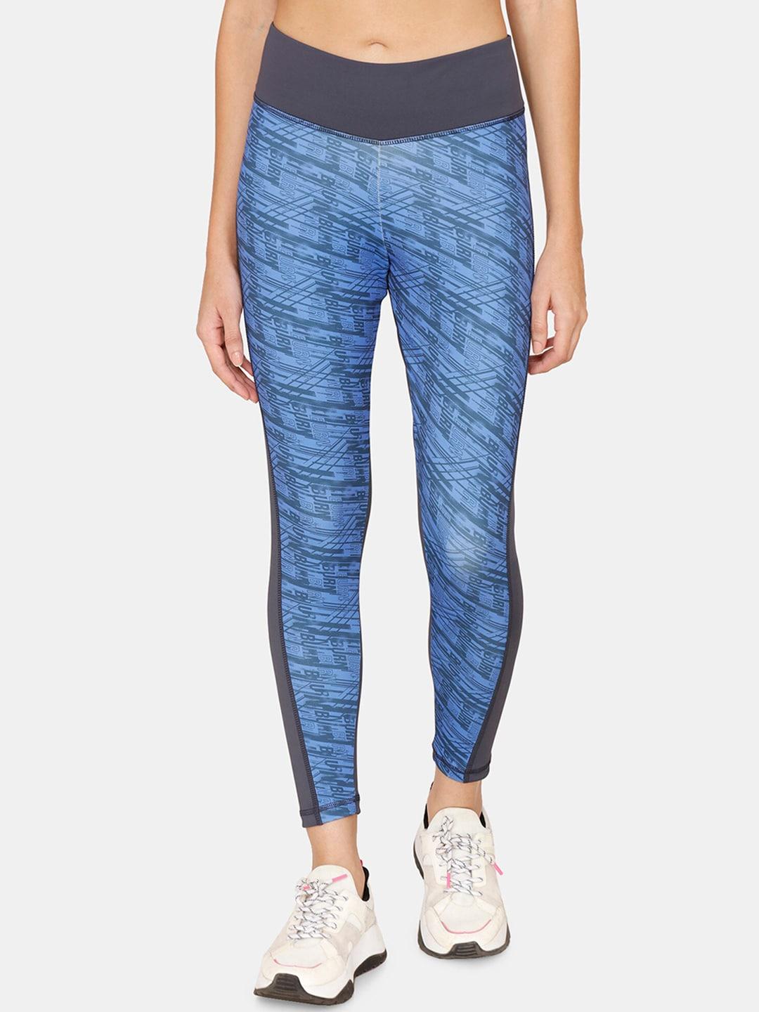 zelocity-by-zivame-women-blue-printed-tights