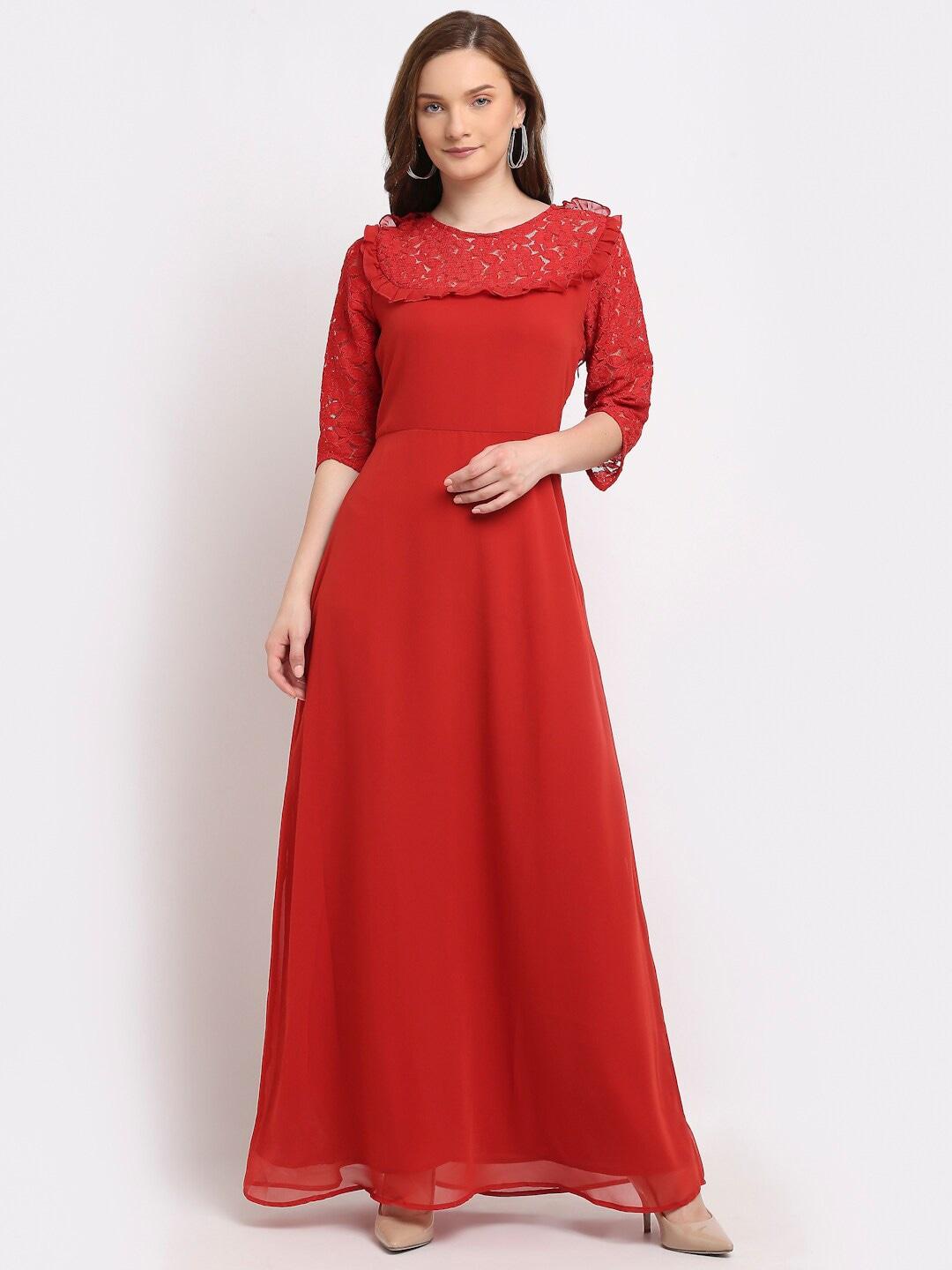 la-zoire-red-georgette-maxi-dress