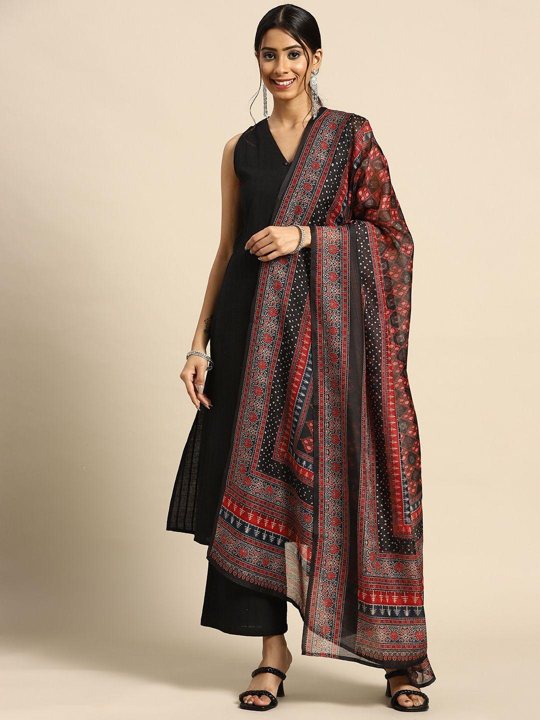 anayna-women-black-ethnic-motifs-pure-cotton-kurta-with-palazzos-&-dupatta
