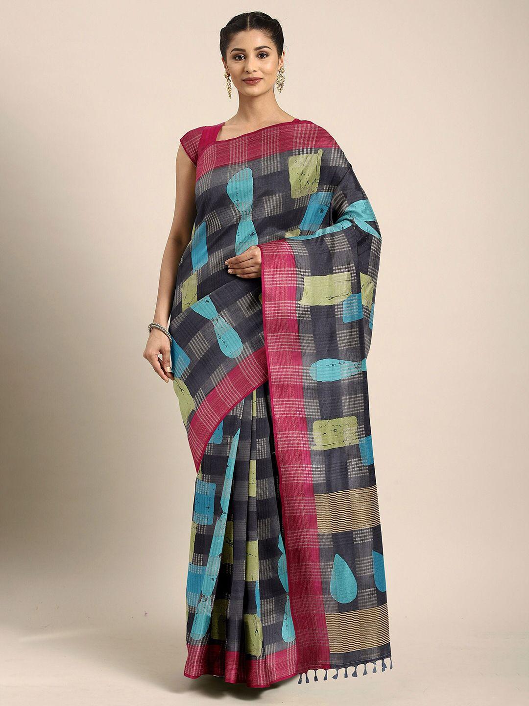 the-chennai-silks-women-grey-ethnic-motifs-printed-saree