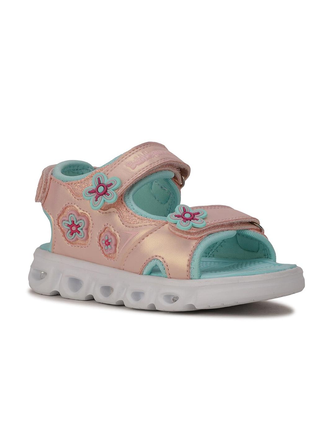 Bubblegummers Girls Pink Comfort Sandals