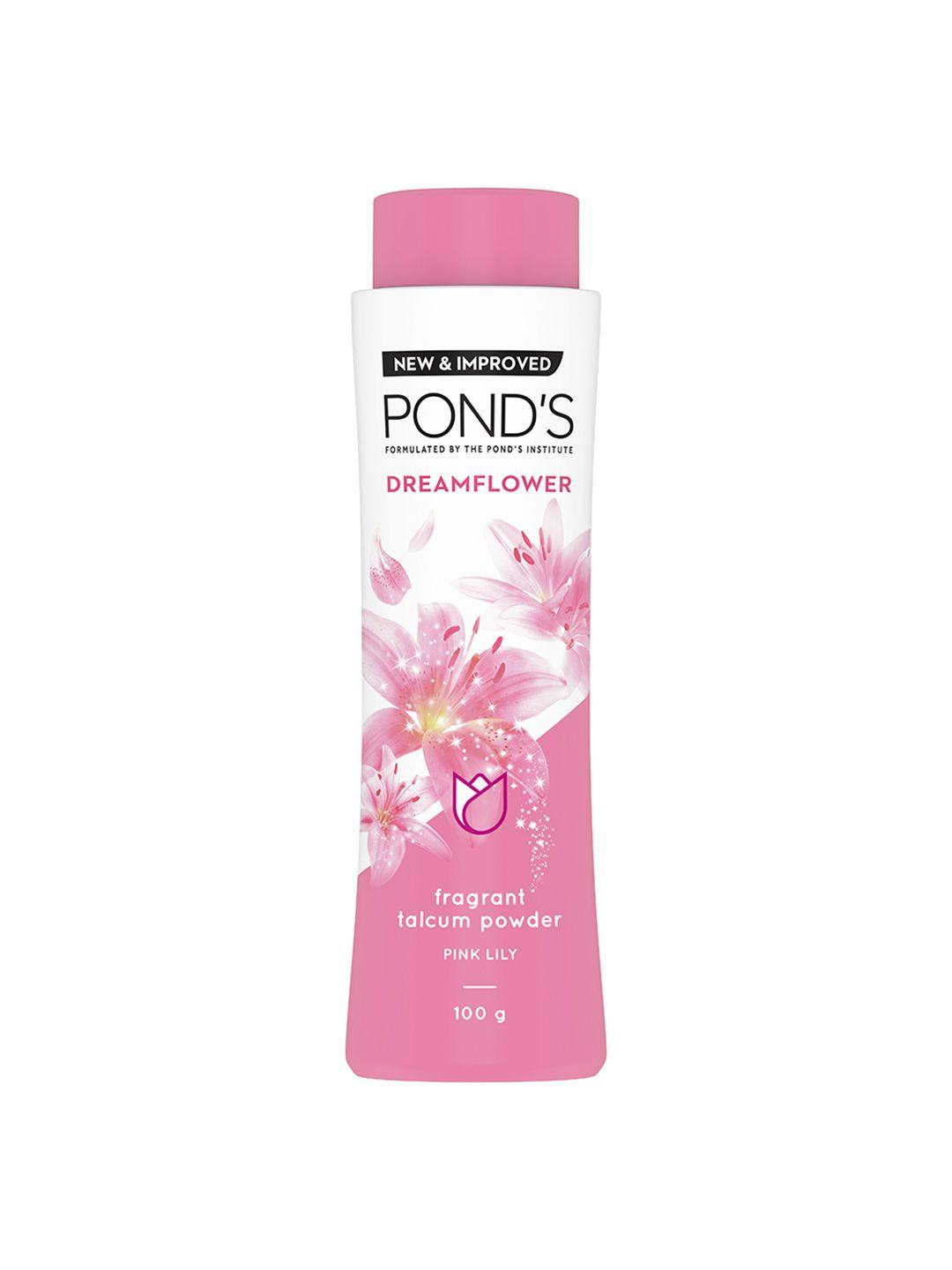 ponds-dreamflower-fragrant-talcum-powder-with-pink-lily-&-vitamin-b3---100g