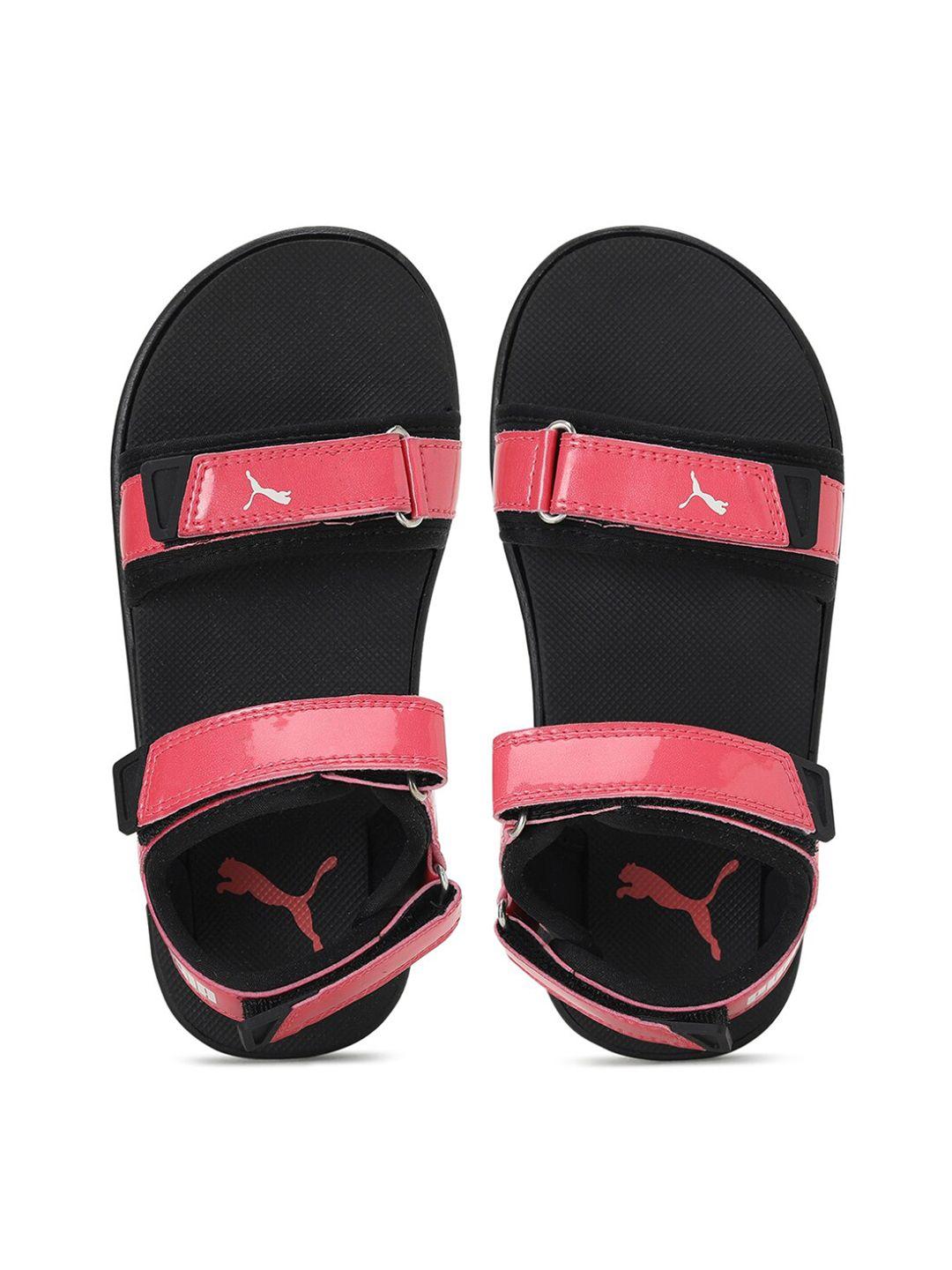 puma-women-pink-and-black-sports-sandals