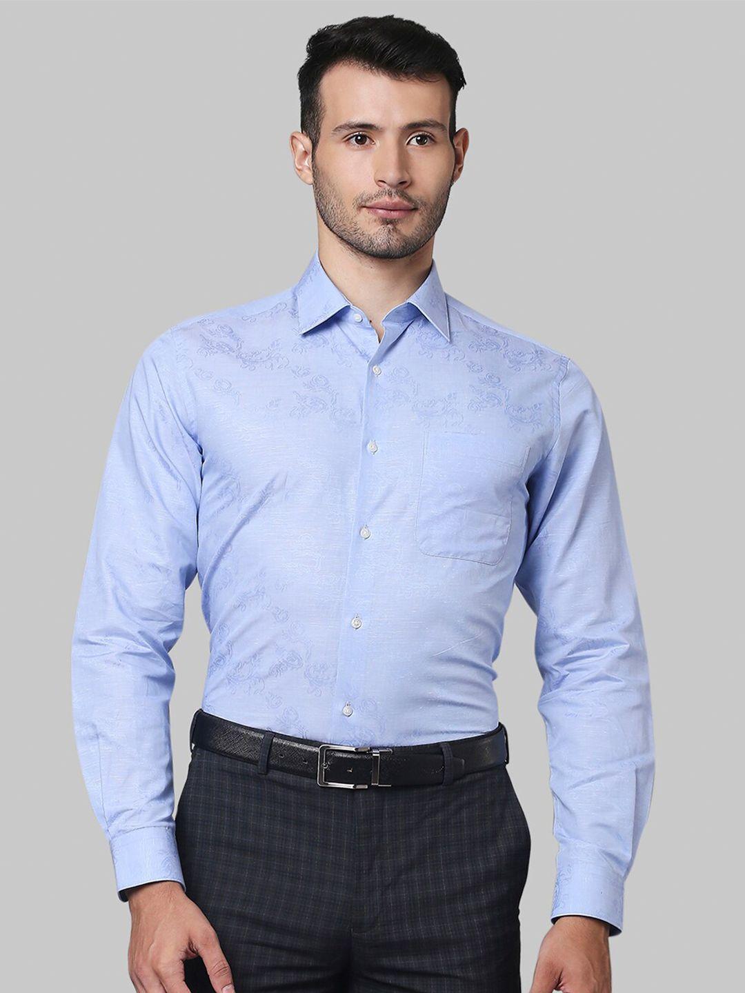 raymond-men-blue-formal-shirt