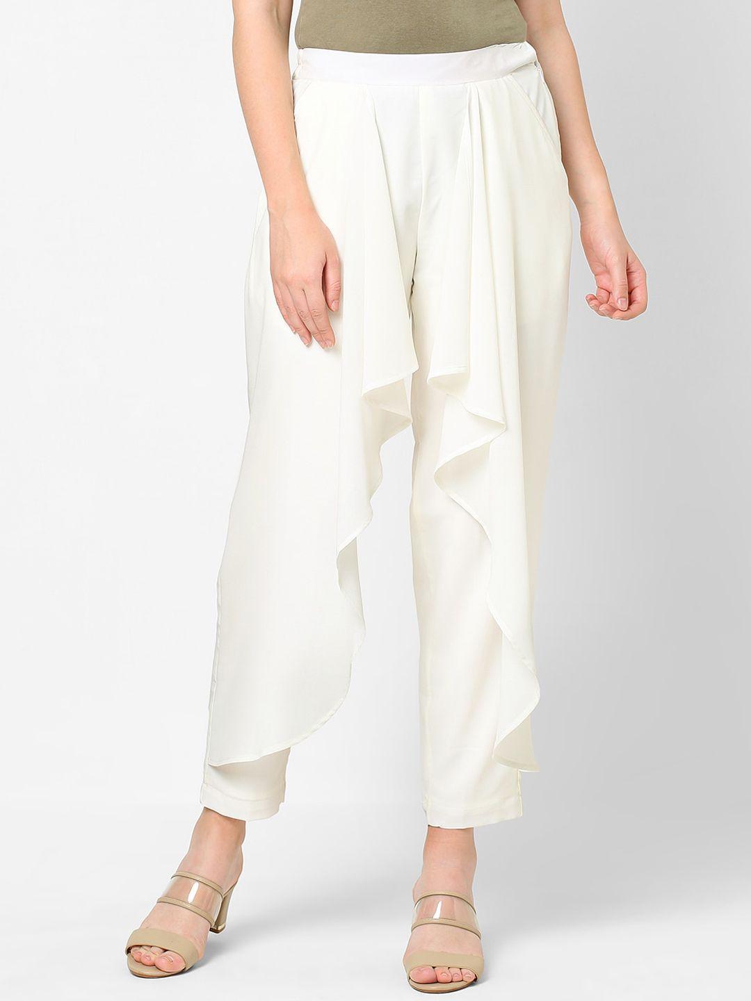 mish-women-off-white-relaxed-easy-wash-trousers