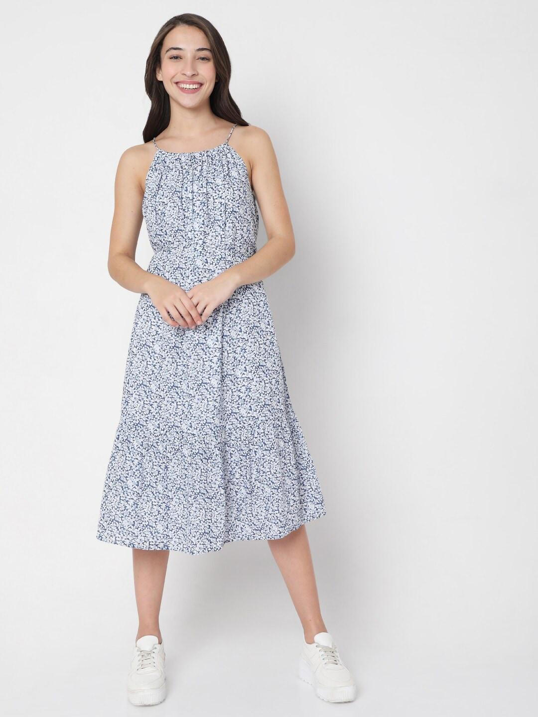 vero-moda-women-blue-&-white-floral-printed-midi-dress