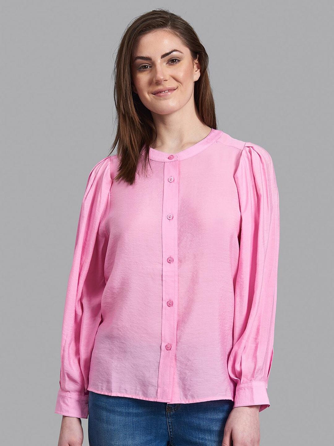 Beverly Hills Polo Club Women Pink Casual Shirt