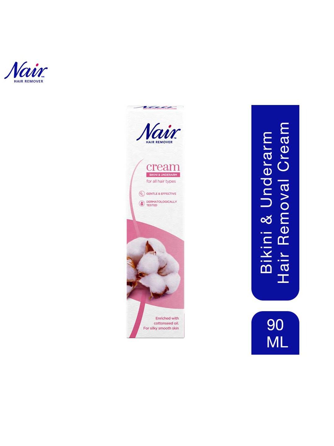 Nair Bikini & Underarm Hair Removal Cream with Cottonseed Oil 90 ml