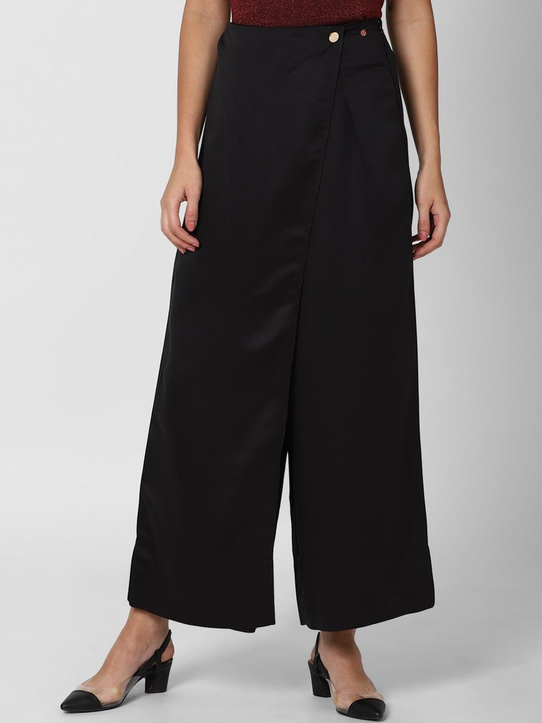 van-heusen-woman-women-black-flared-trousers