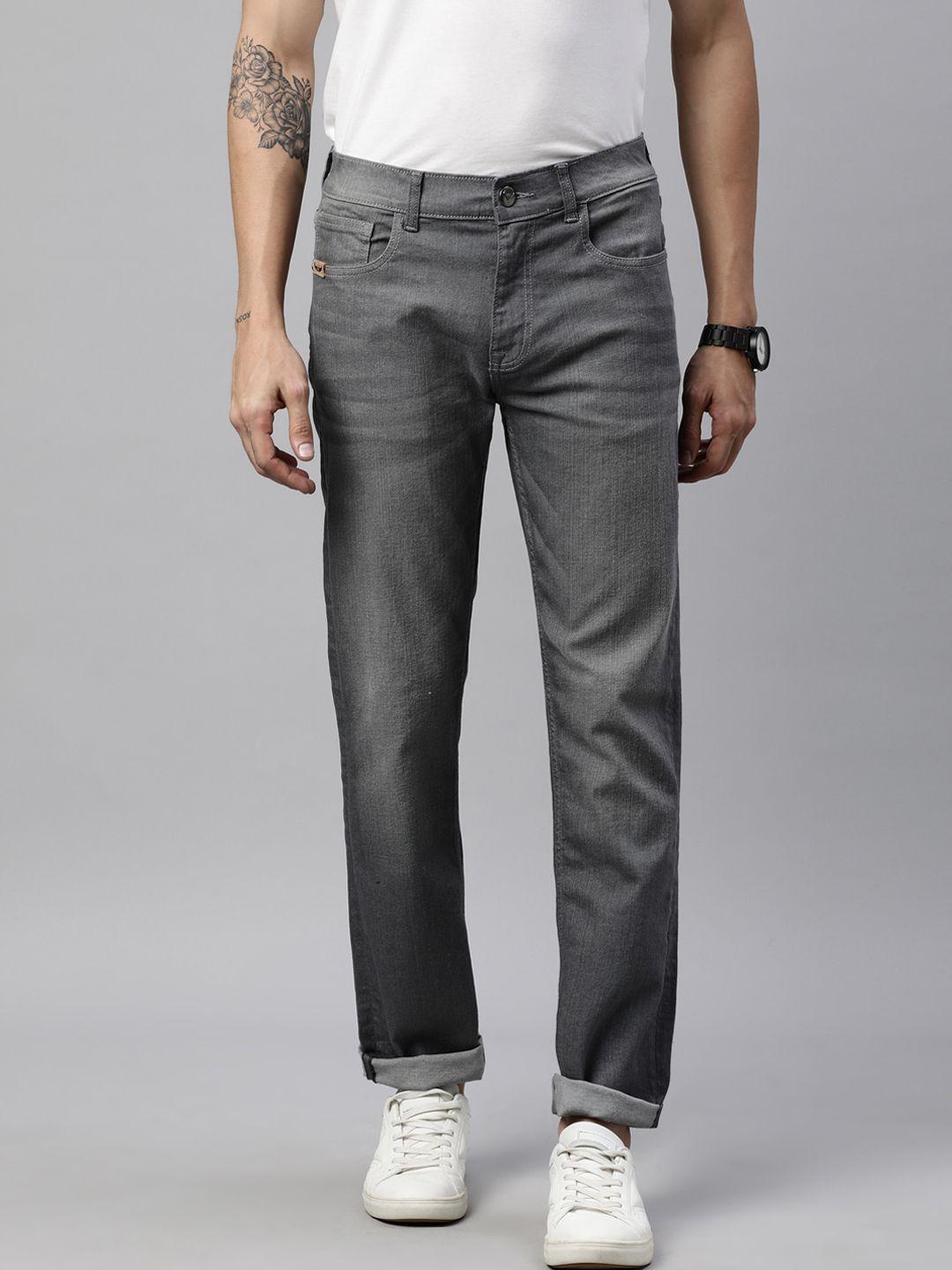 American Bull Men Grey Jean Stretchable Cotton Jeans