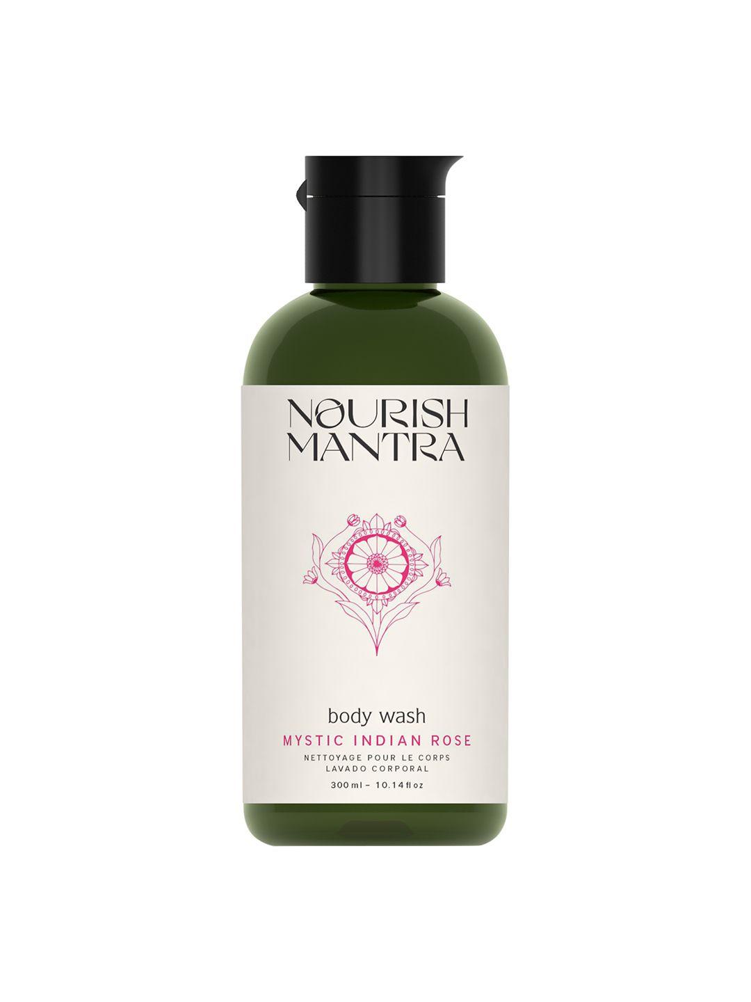 Nourish Mantra Black Pepper Oil Mystic Indian Rose Body Wash - 300 ml