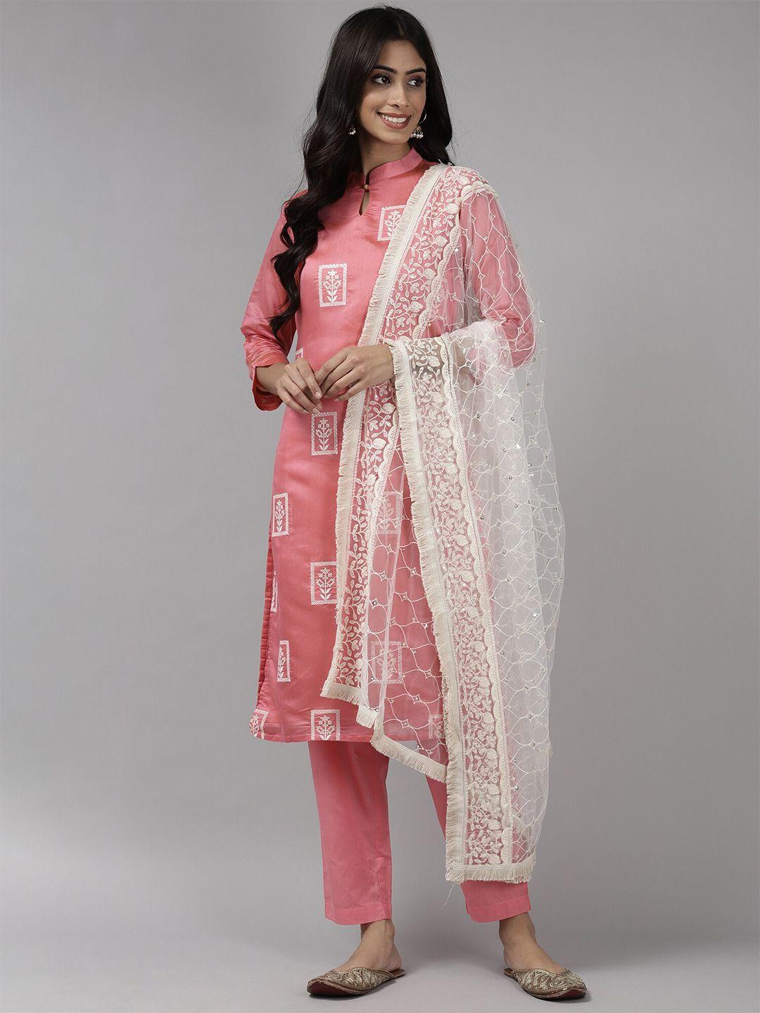 indo-era-women-white-floral-embroidered-dupatta