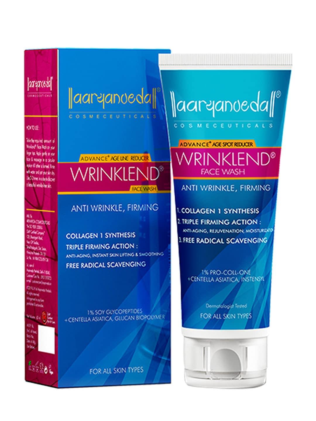 Aryanveda Wrinklend Advance Age Spot Reducer Anti Wrinkle Face Wash For Skin Firming- 60ml