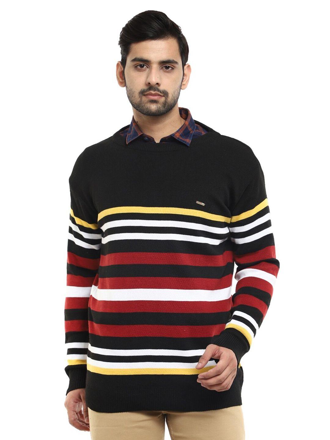 v-mart-men-white-&-red-striped-pullover