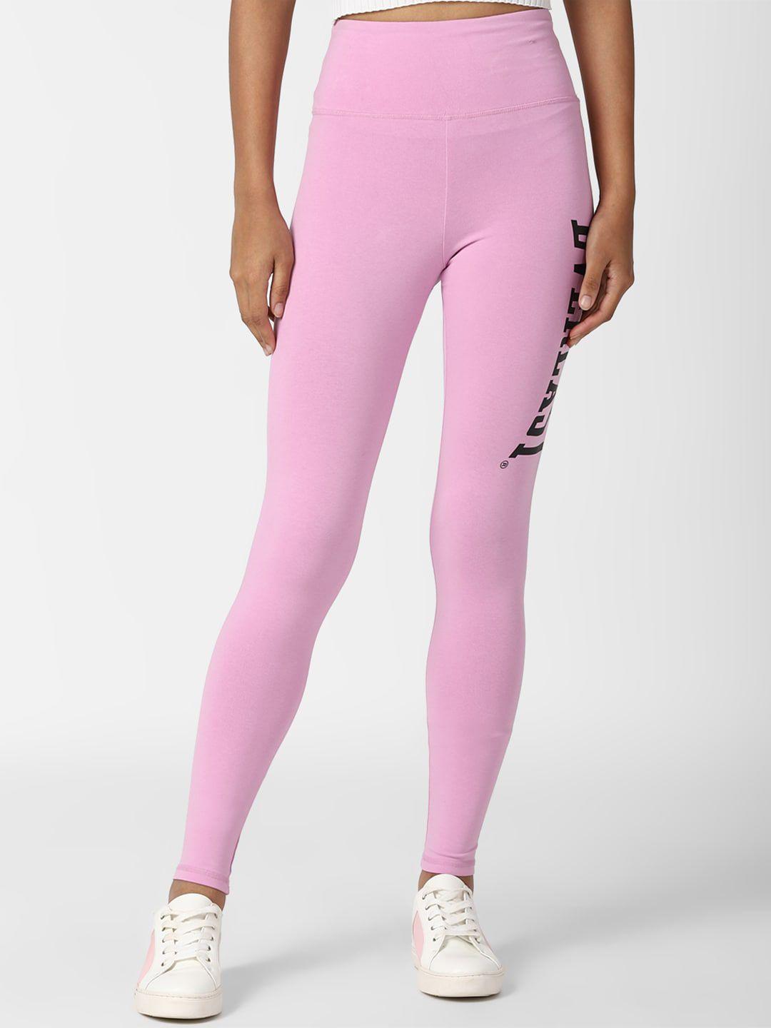 forever-21-women-pink-graphic-fitted-tights