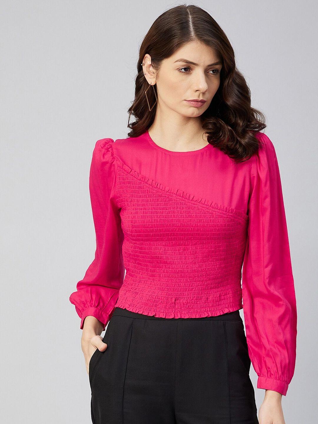 carlton-london-red-solid-top