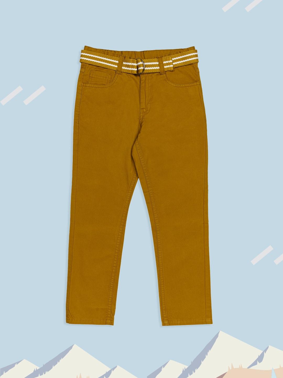 h-by-hamleys-boys-camel-brown-solid-mid-rise-plain-woven-flat-front-pure-cotton-trousers
