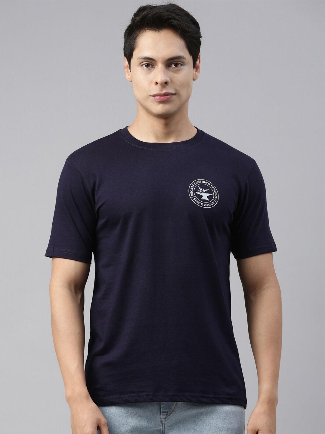 recast-men-navy-blue-solid-pure-cotton-t-shirt