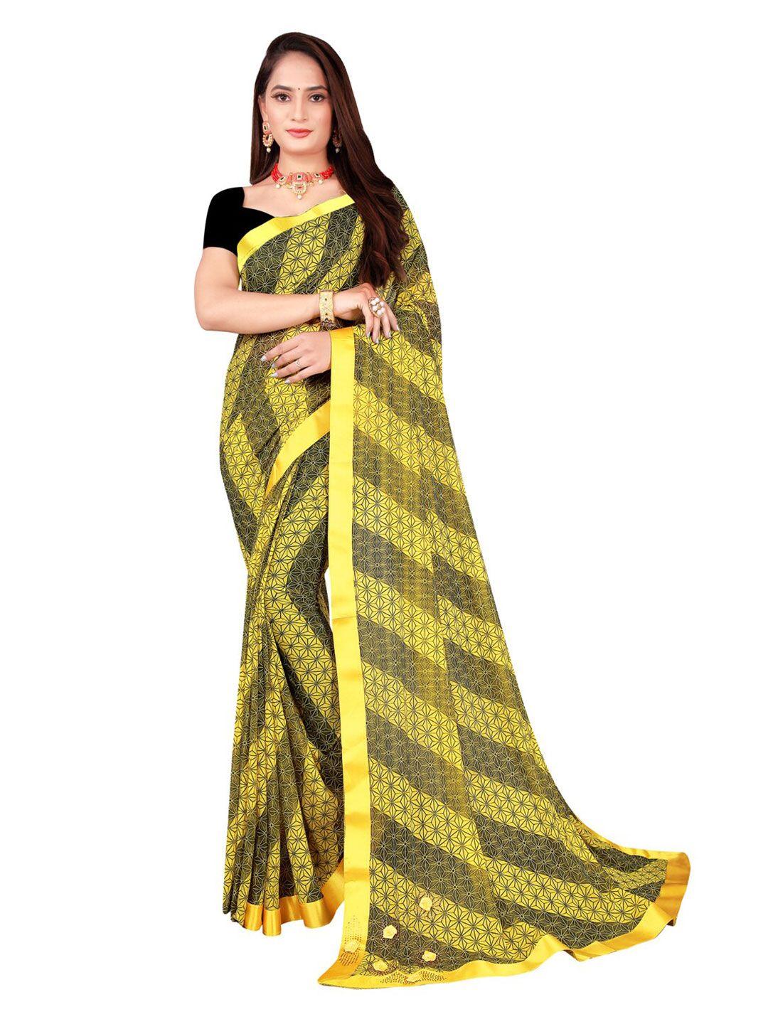 florence-yellow-&-black-ethnic-motifs-art-silk-saree