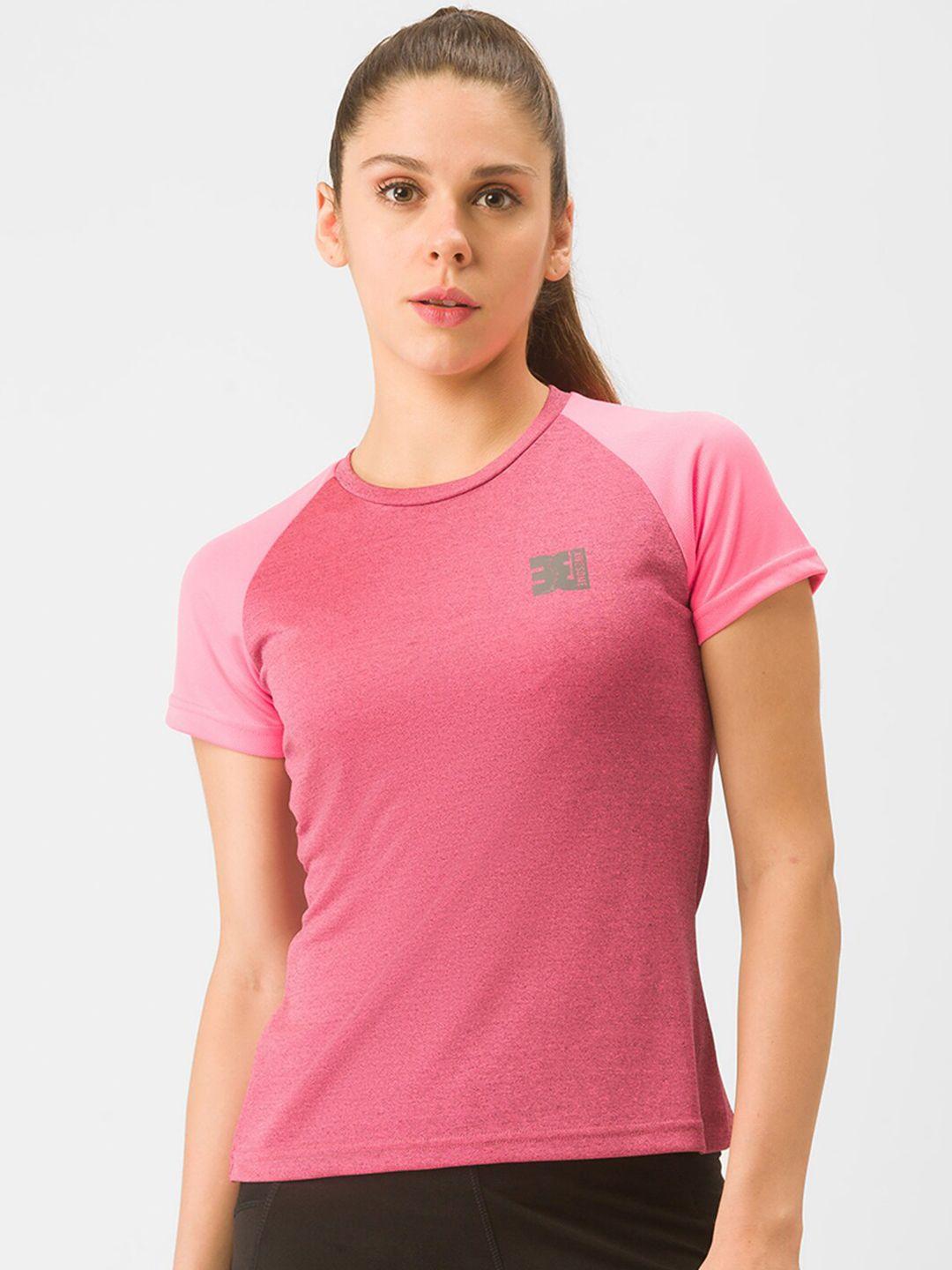 globus-women-pink-running-t-shirt