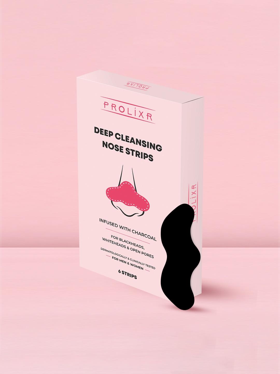 PROLIXR Deep Cleansing Nose Strips - Removes blackheads & Purifies Skin - 6 strips