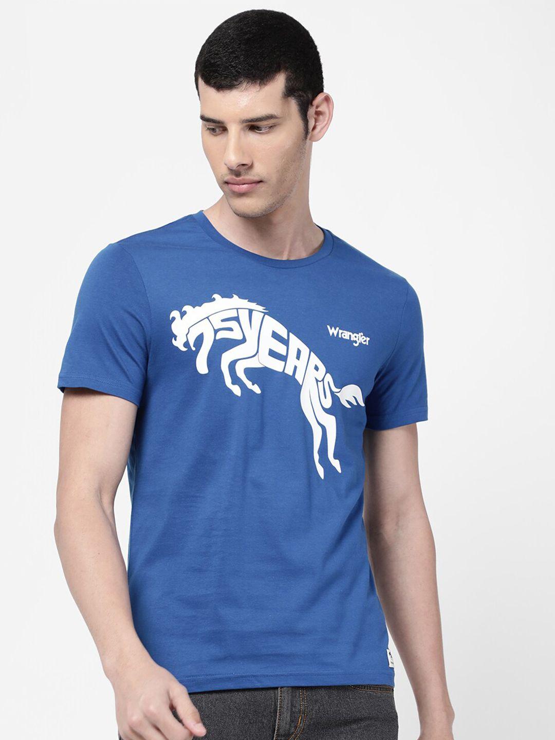 wrangler-men-blue-printed-t-shirt