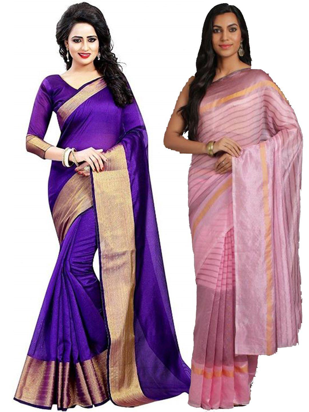 saadhvi-purple-&-pink-striped-zari-silk-cotton-saree