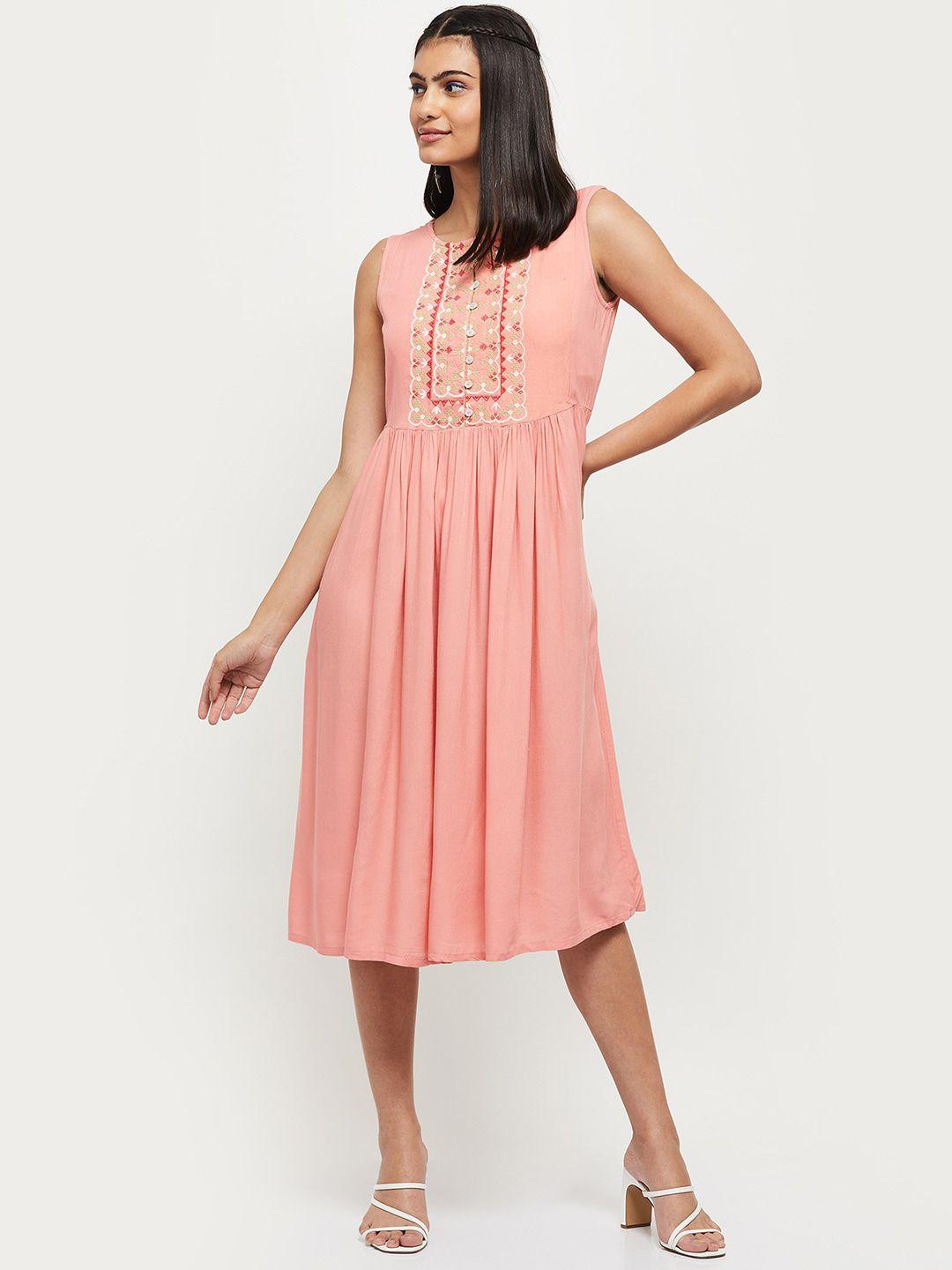 max-pink-midi-dress