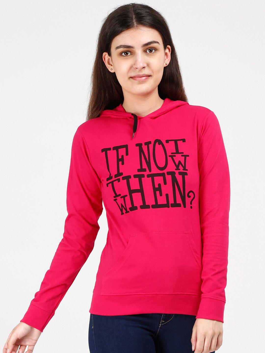 fleximaa-women-pink-printed-hooded-sweatshirt