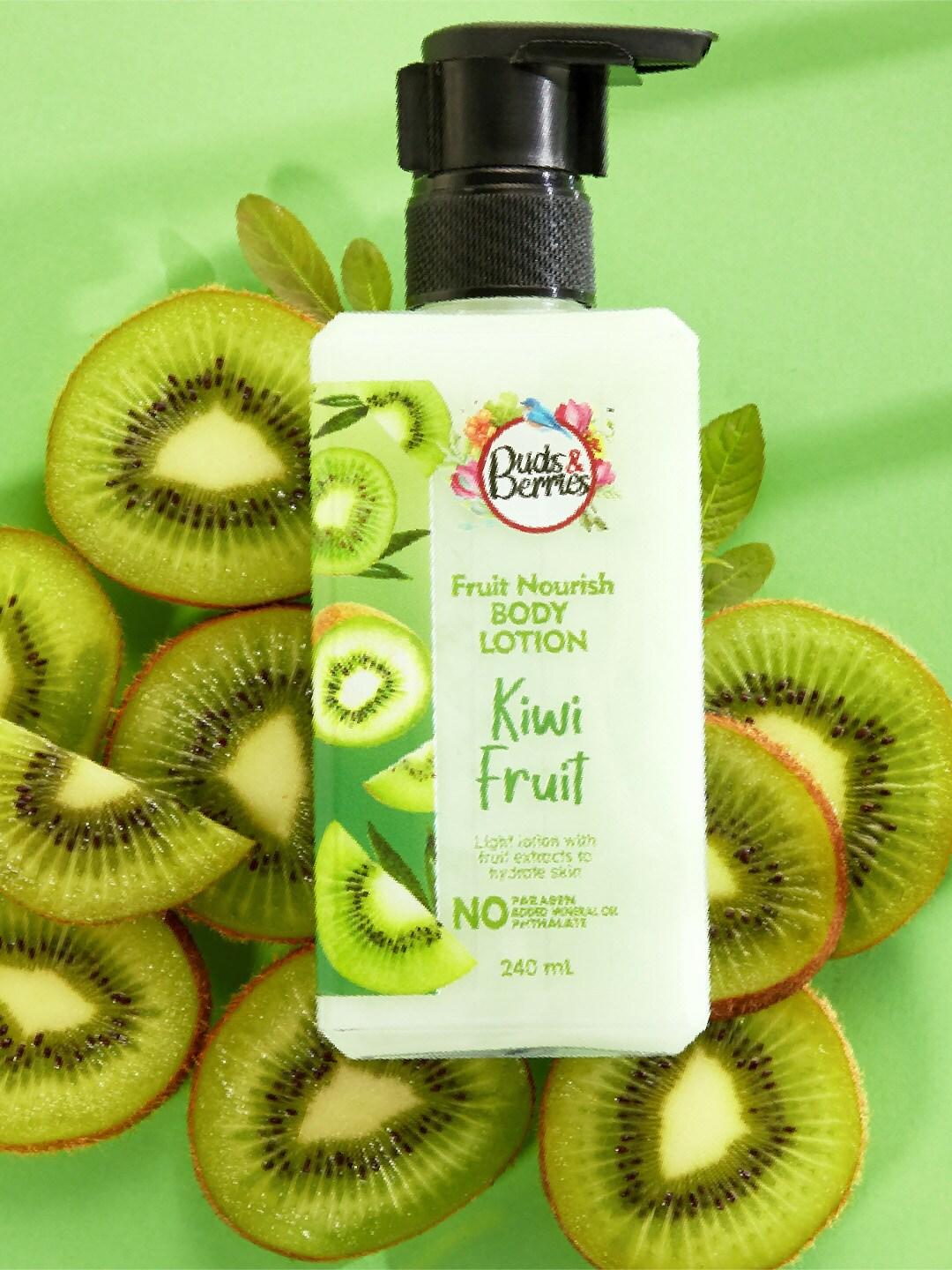 Buds & Berries Fruit Nourish Kiwi Fruit Gel Body Lotion for Hydrated Skin - 240 ml