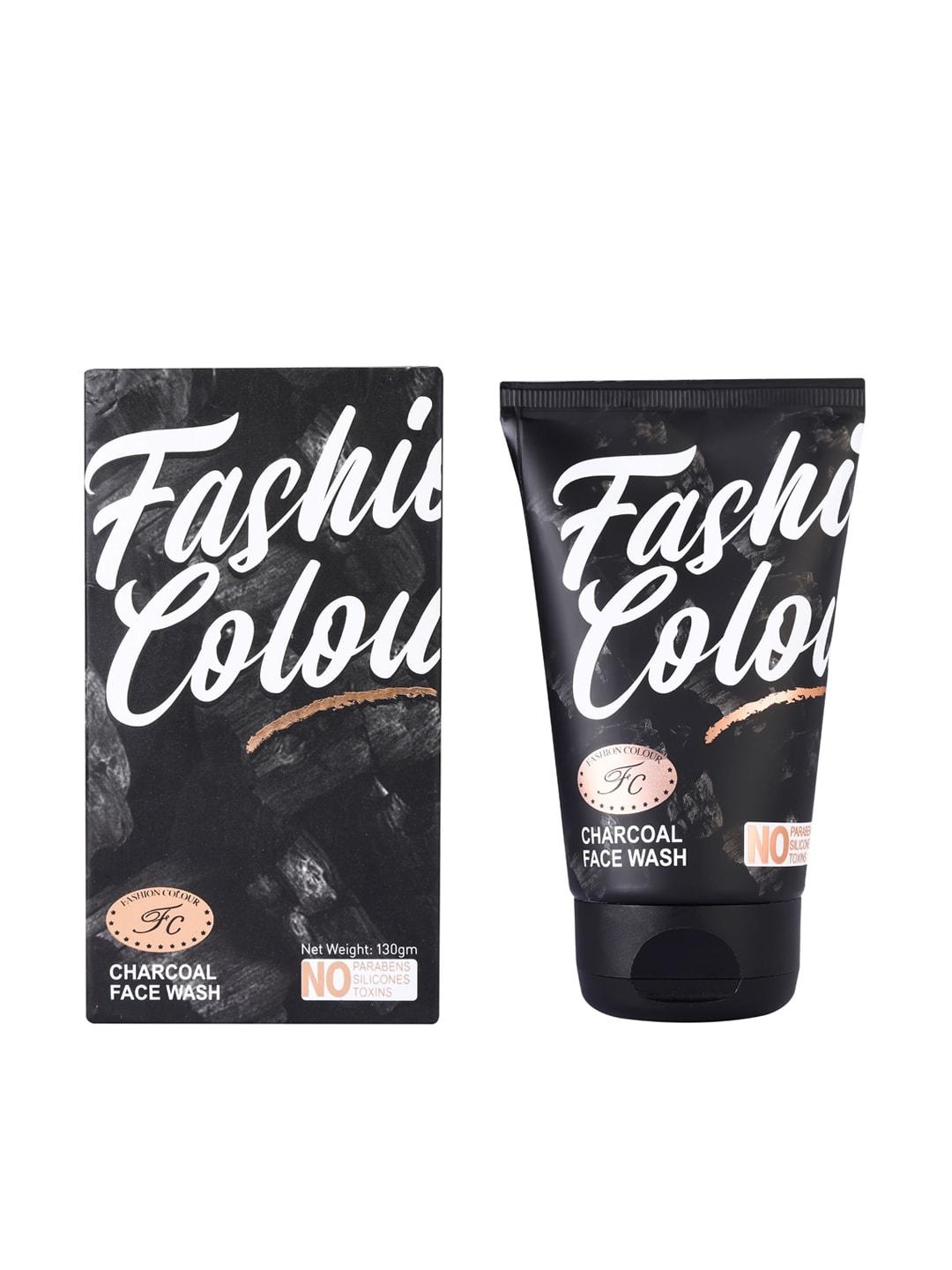 Fashion Colour Charcoal Face Wash with Aloe Vera & Activated Charcoal - 130 g