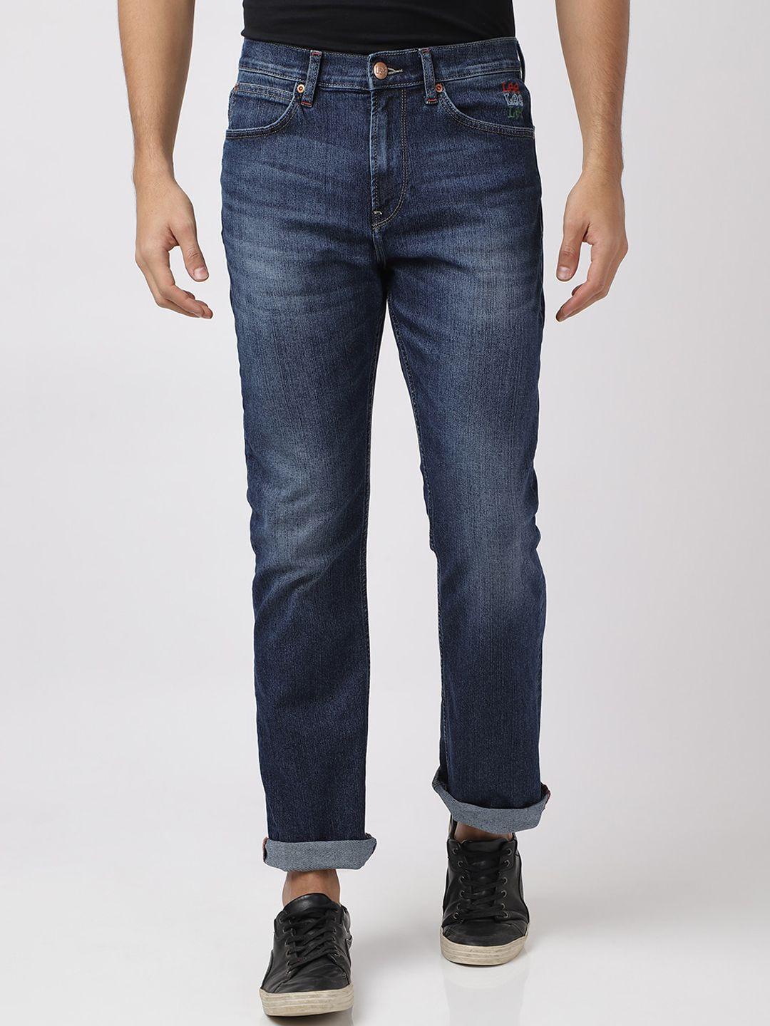 lee-men-blue-bootcut-light-fade-stretchable-jeans