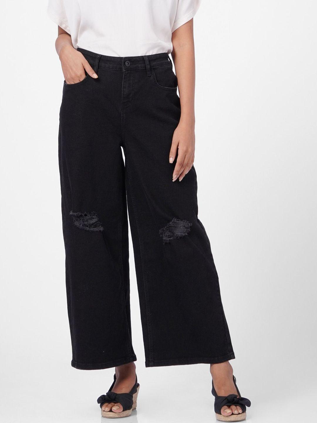 vero-moda-women-black-high-rise-mildly-distressed-jeans