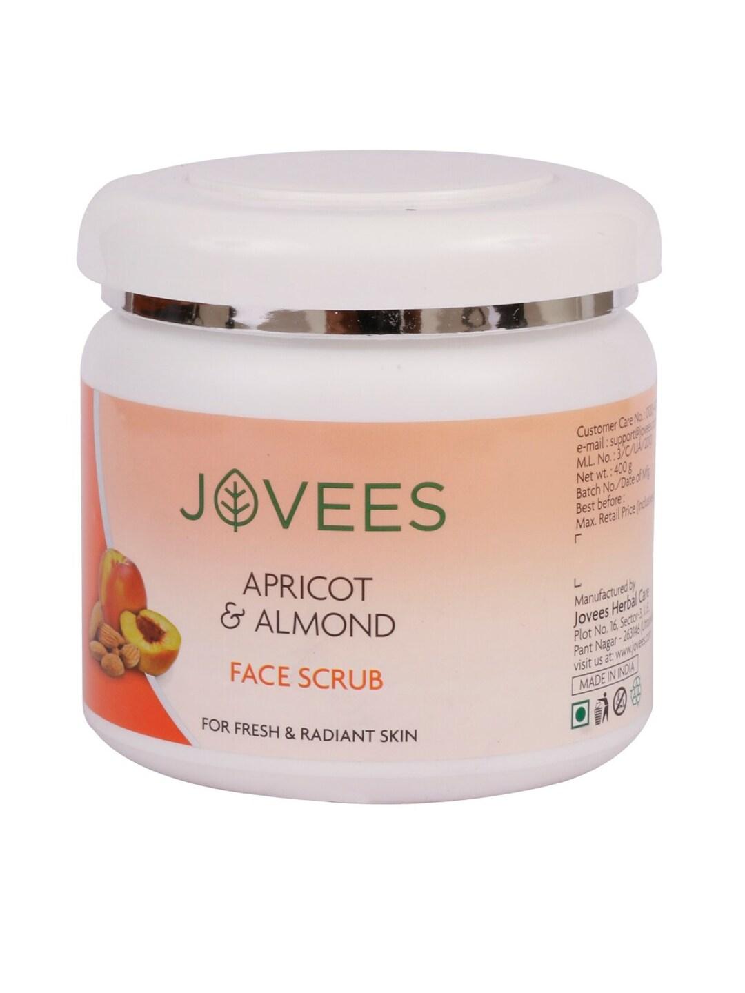 Jovees Apricot & Almond Face Scrub for Fresh & Radiant Skin - 400 g