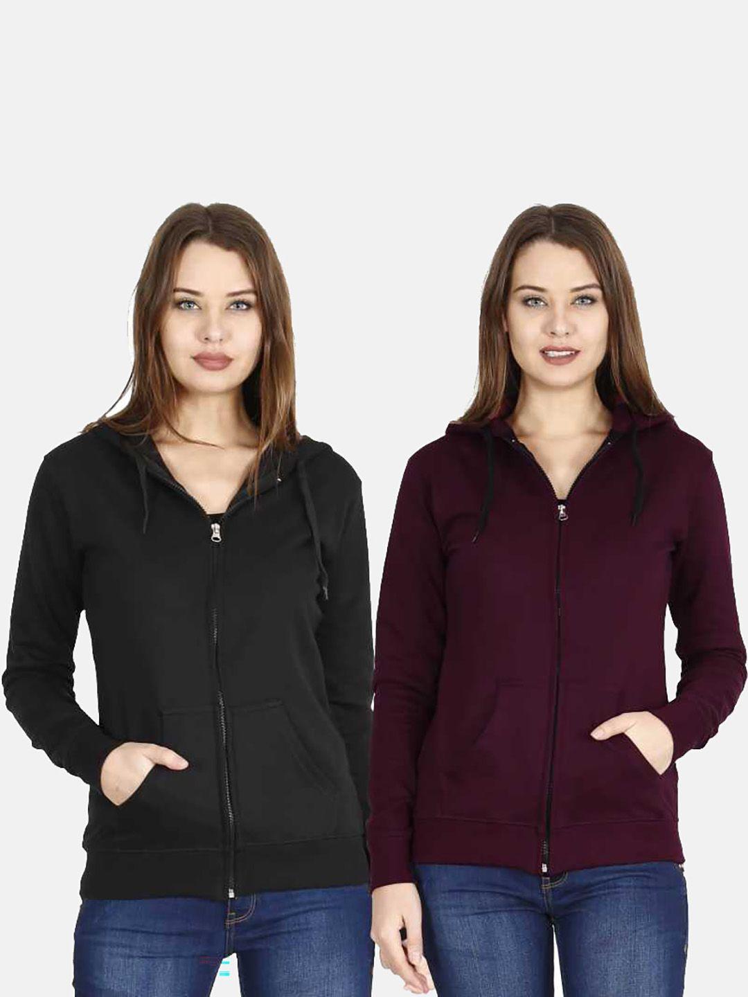 fleximaa-women-multicoloured-hooded-sweatshirt