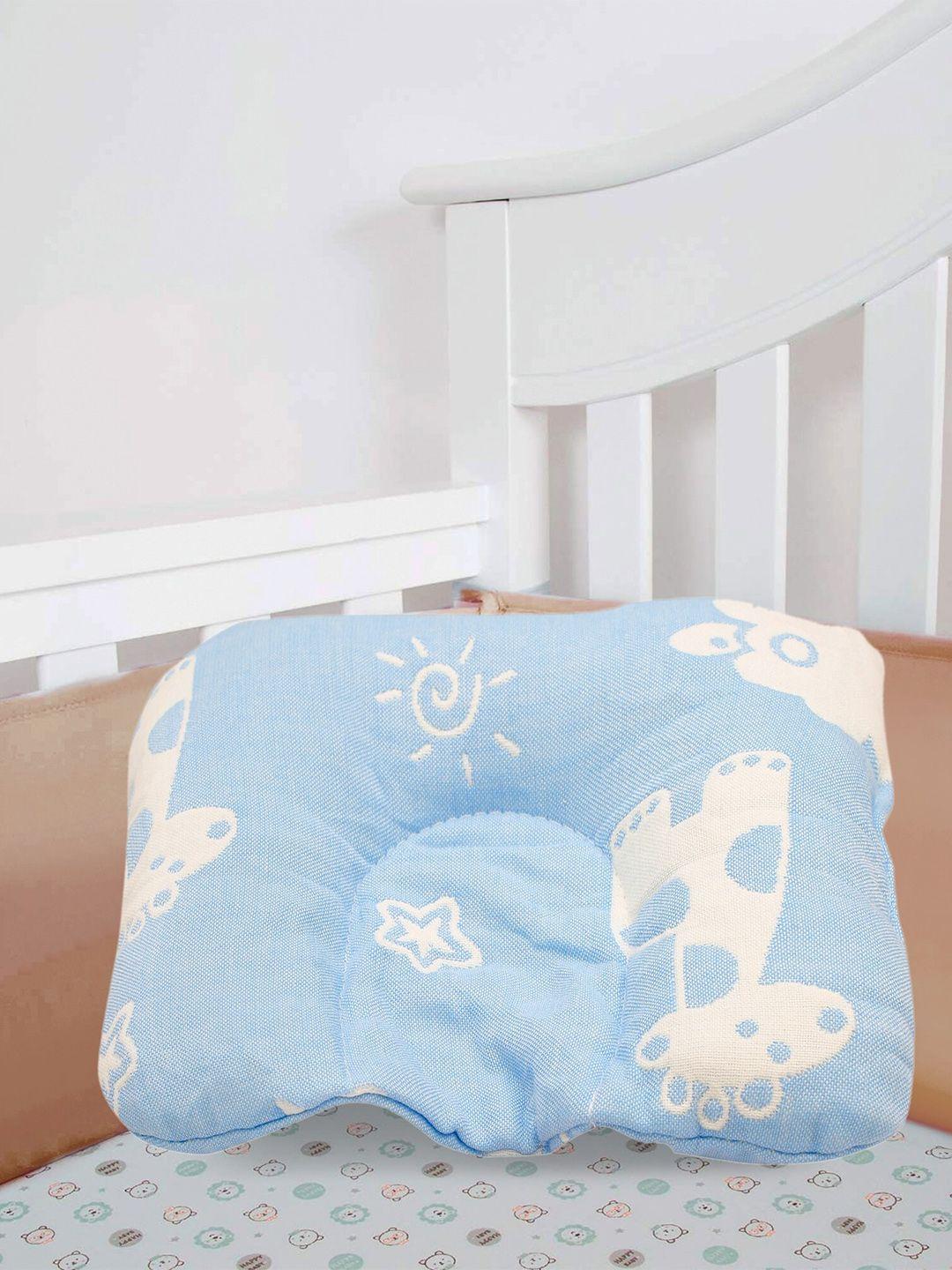 baby-moo-kids-blue-&-white-giraffe-printed-u-shape-pillow