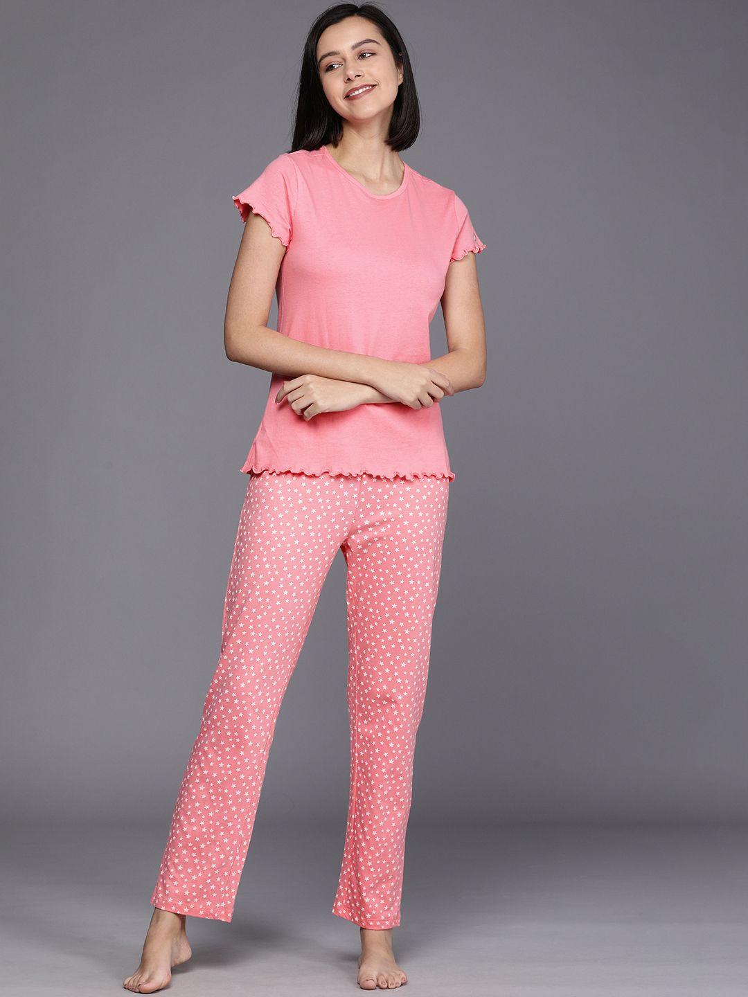 allen-solly-woman-women-pink-printed-pure-cotton-night-suit