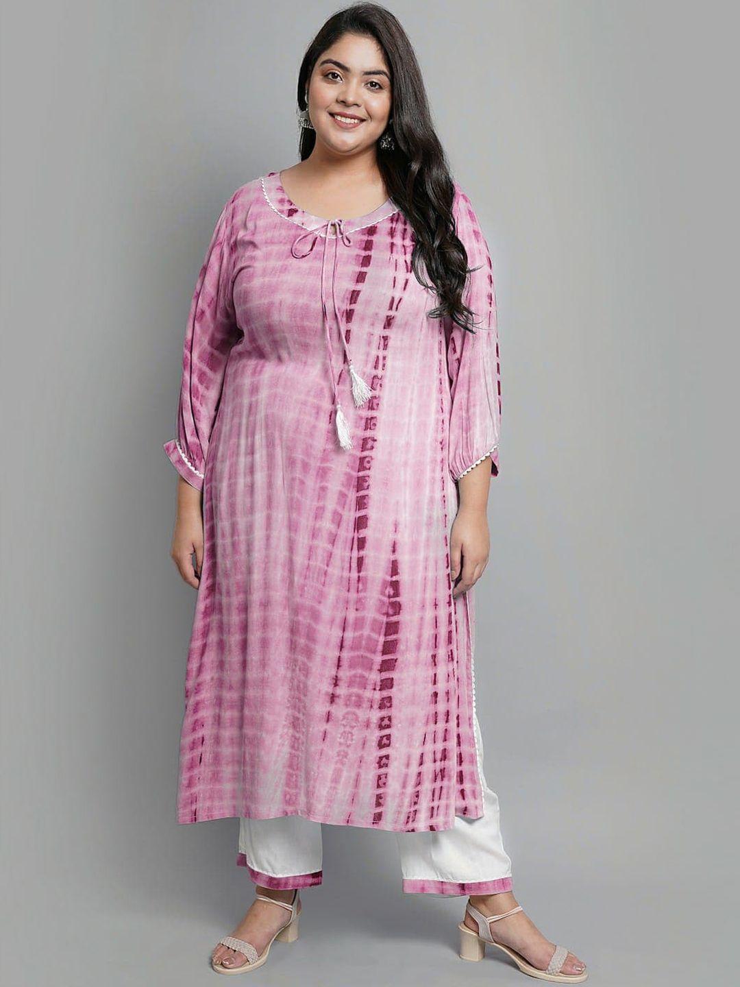 prettyplus-by-desinoor-com-women-pink-dyed-kurta-with-trousers