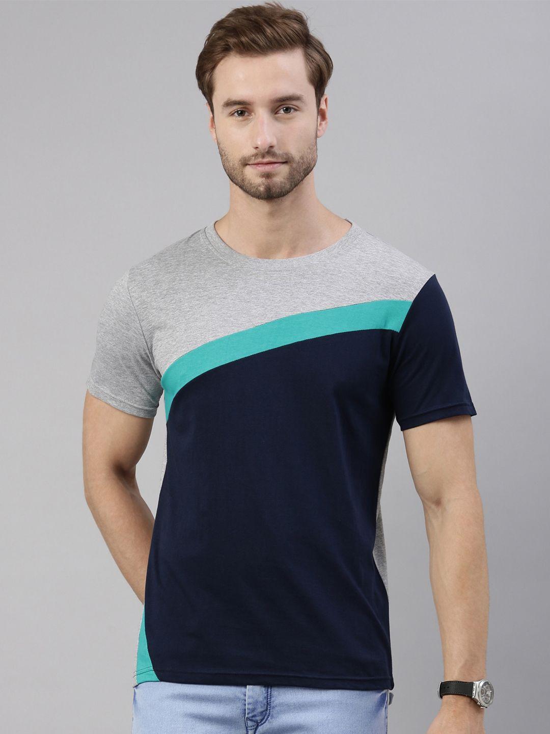 joven-men-multicoloured-colourblocked-t-shirt