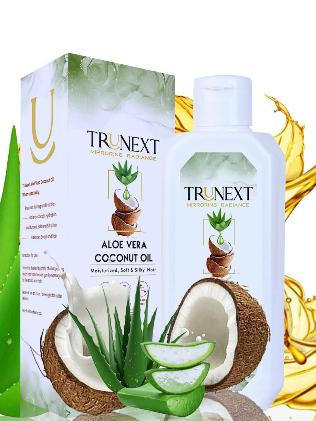 TRUNEXT Natural Aloe Vera Coconut Hair Oil with Natural Herb Extracts 200 ml