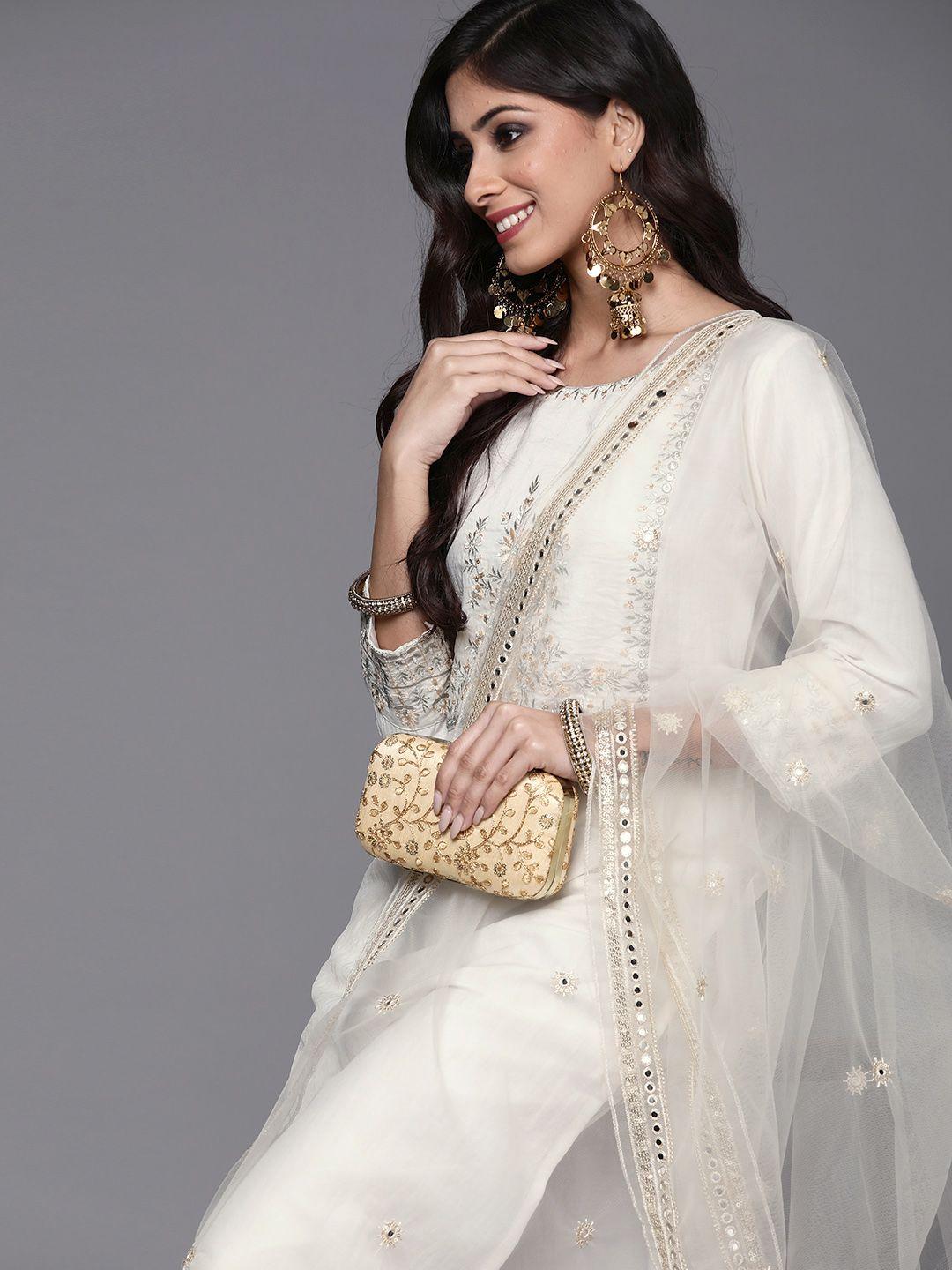 indo-era-women-white-ethnic-motifs-embroidered-kurta-with-trousers-&-with-dupatta