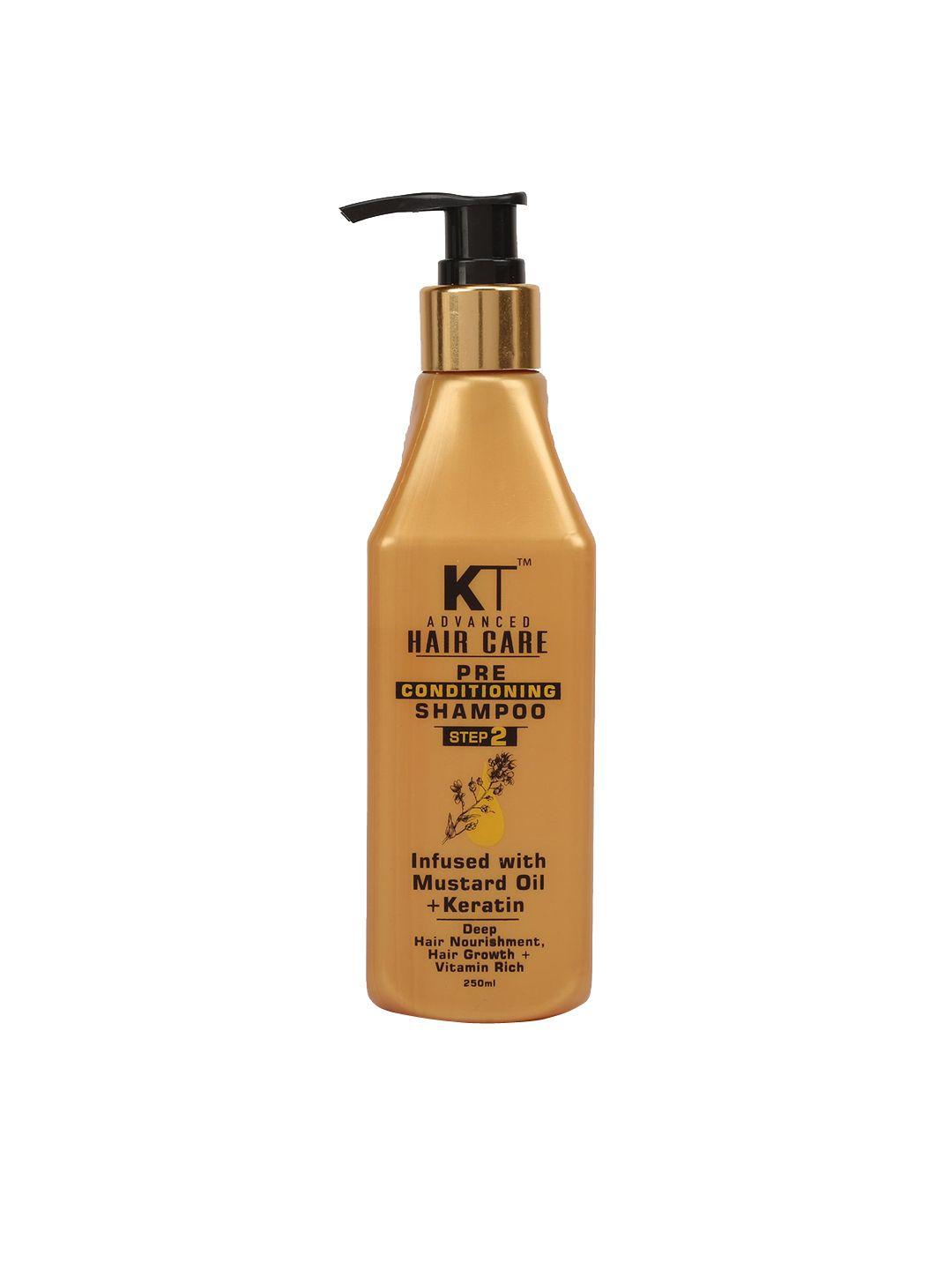 KEHAIRTHERAPY Advanced Hair Care Pre-Conditioning Shampoo with Mustard Oil & Keratin-250ml