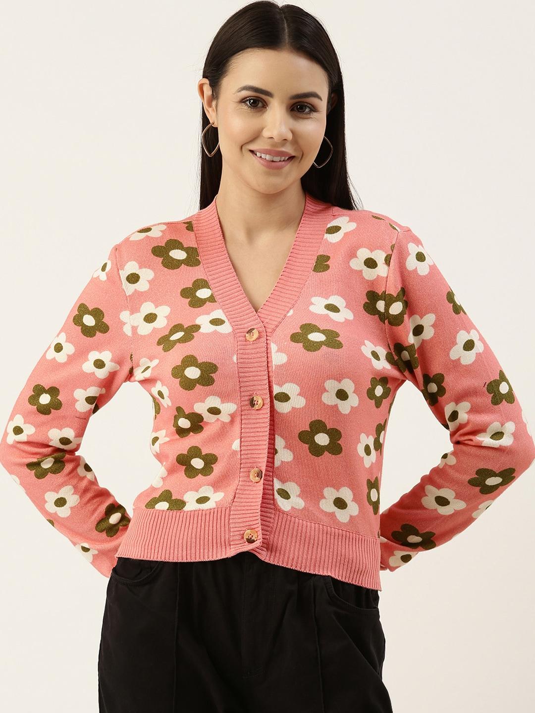 forever-21-women-pink-&-green-floral-printed-cardigan