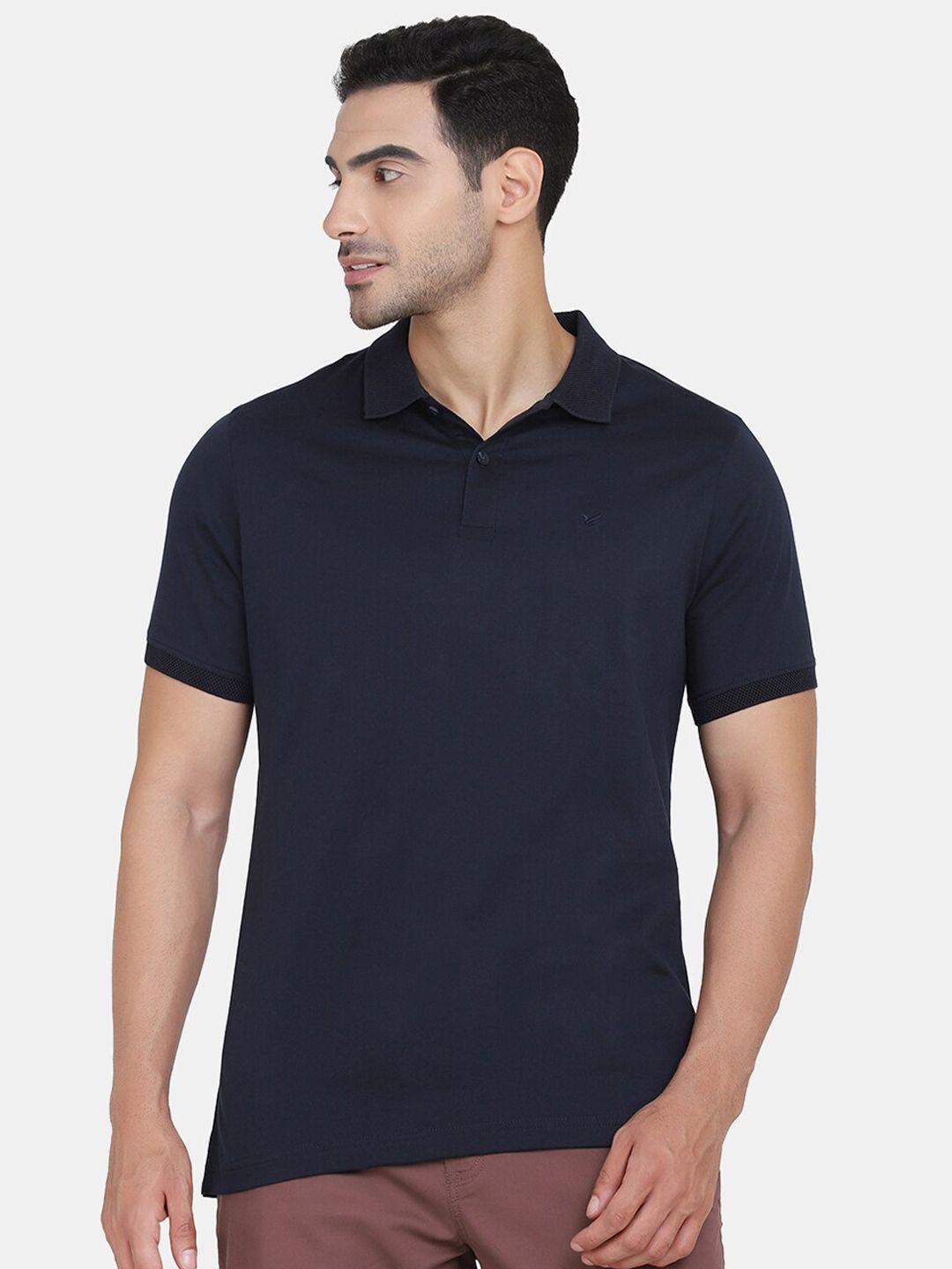 blackberrys-men-navy-blue-polo-collar-cotton-slim-fit-t-shirt