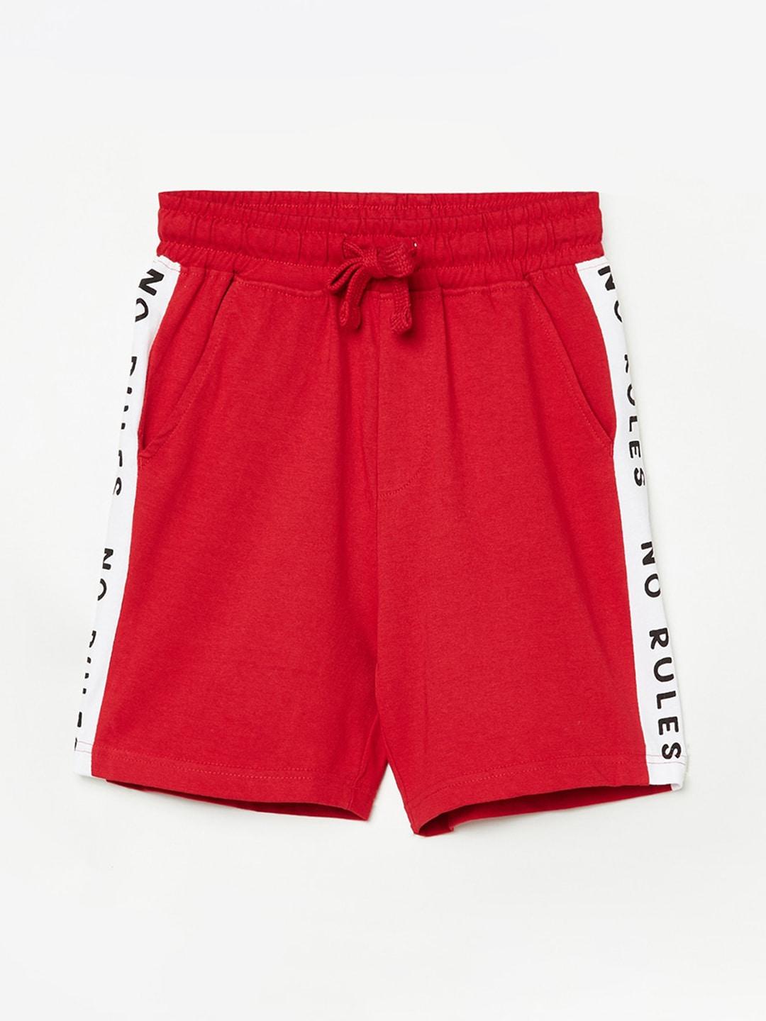 Fame Forever by Lifestyle Boys Red Shorts