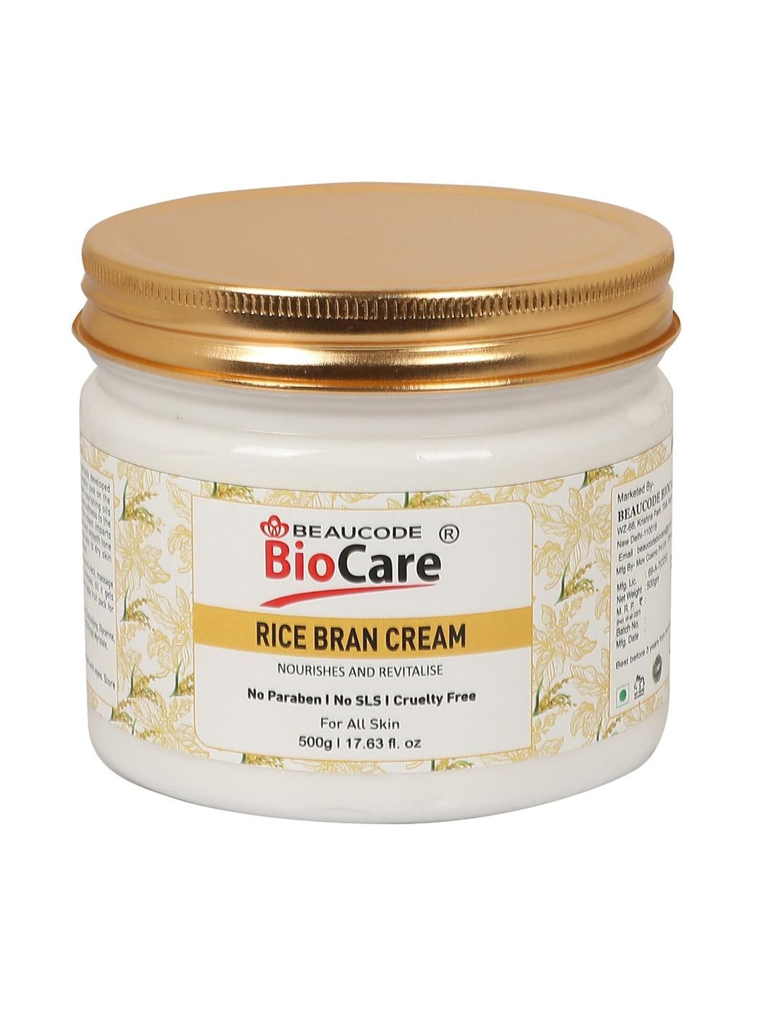 BEAUCODE BIOCARE Rice Bran Face & Body Cream for Nourish & Revitalize - 500 g