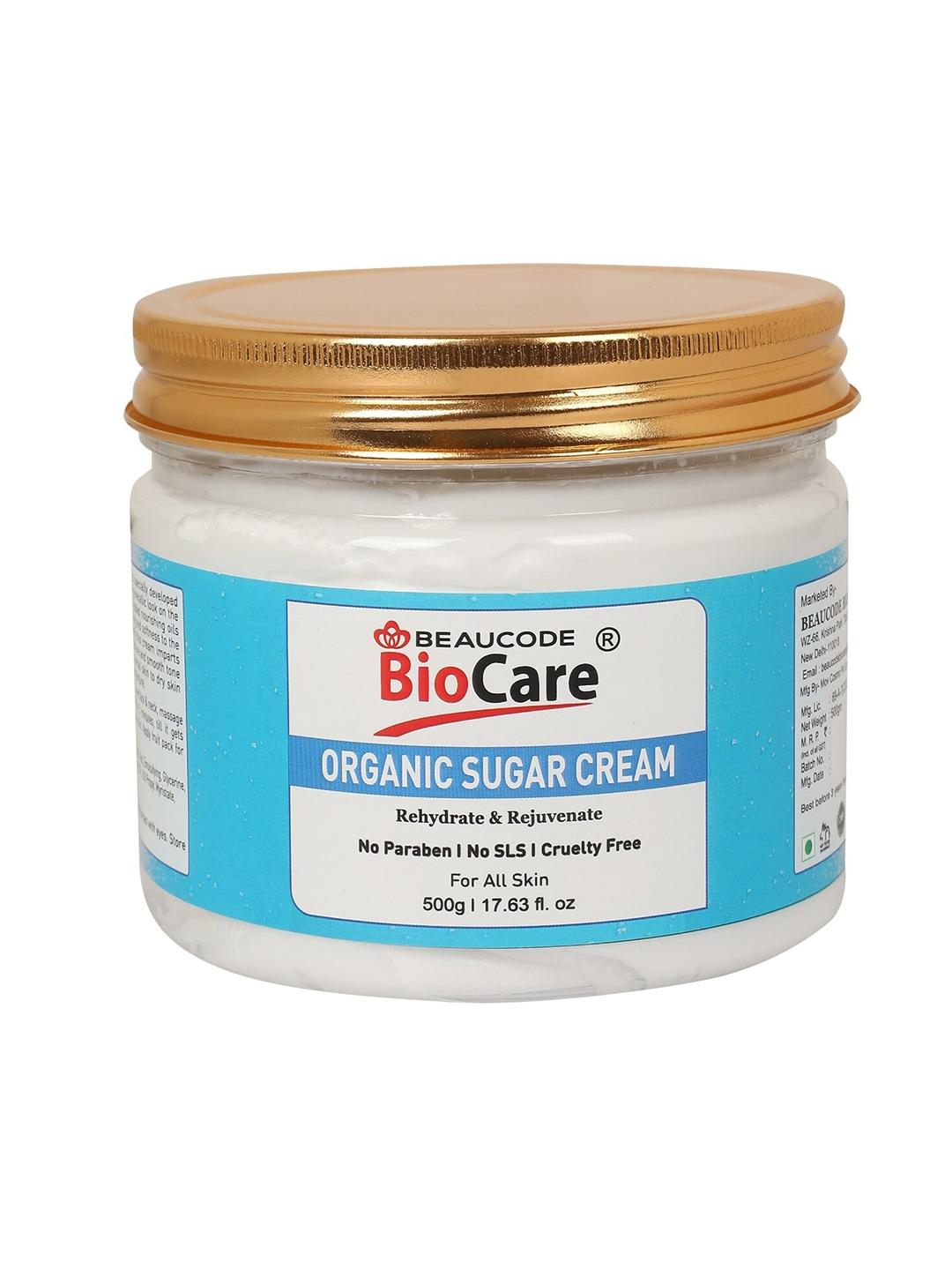 BEAUCODE BIOCARE Organic Sugar Paraben Free Face & Body Cream - 500g